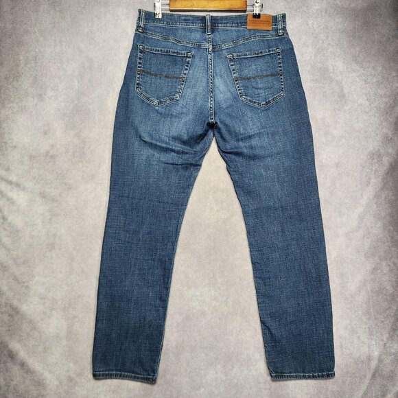 Lucky Brand 121 Slim Straight Jeans Mens 34x32 Blue Denim Stretch Classic Casual - Picture 2 of 16